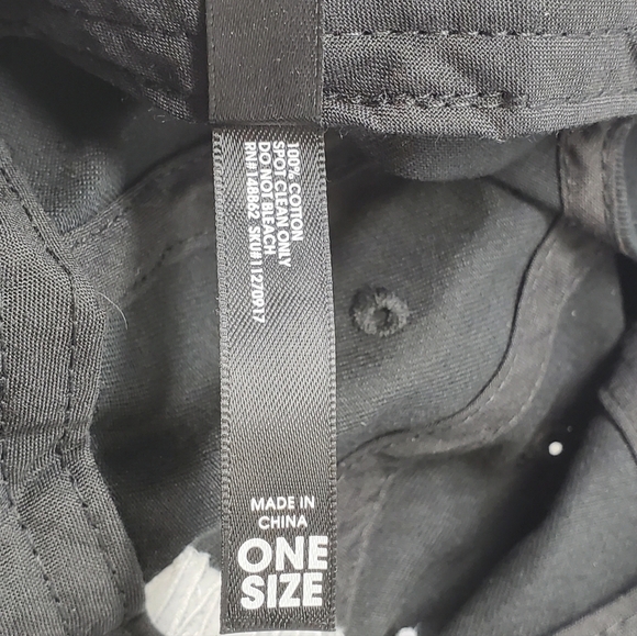 NWT TORRID BLACK SASSY "CAN YOU NOT" BOW TIE BASEBALL HAT WOMEN OS 100% COTTON - Picture 12 of 12